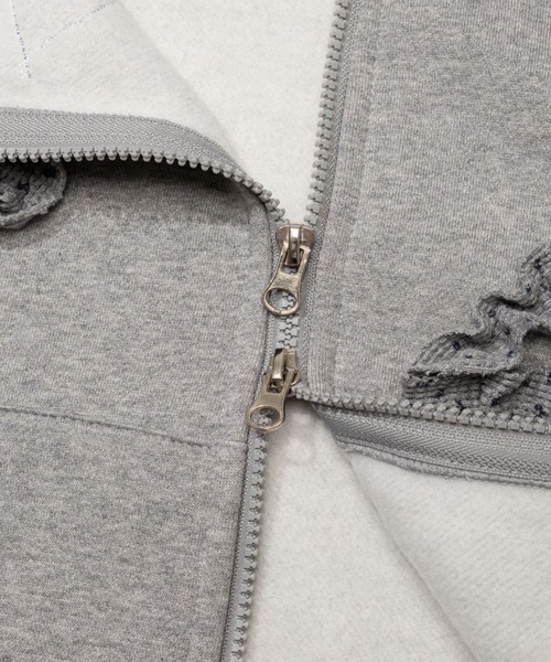 【Uglyshadow】FLOWER STAR HOODED ZIPUP / 【アグリーシャドウ】フラワースターフードジップアップパーカー