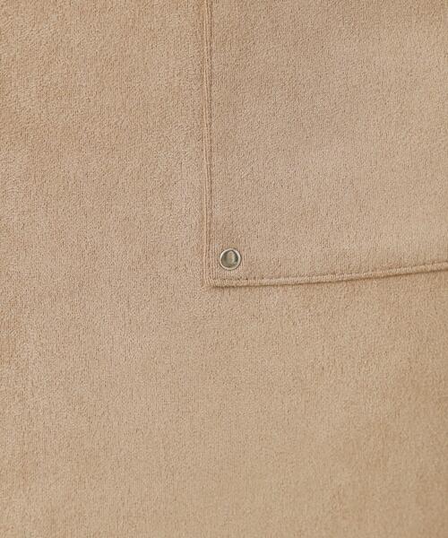 ITS'DEMO（イッツデモ）の「【マシンウォッシャブル／ウエストゴム】カットスエードスカート（スカート・レディース・ベージュ/ブラウン系その他/チャコールグレー・00）」の11枚目の写真