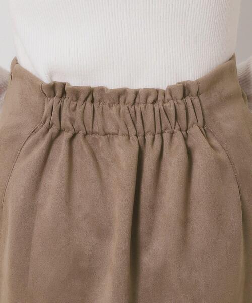 ITS'DEMO（イッツデモ）の「【マシンウォッシャブル／ウエストゴム】カットスエードスカート（スカート・レディース・ベージュ/ブラウン系その他/チャコールグレー・00）」の20枚目の写真