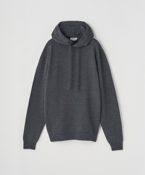 【新品未使用】JOHN SMEDLEY ニットフーディー スウェットライク 長袖ニットフーディー（ニット/セーター）｜JOHN