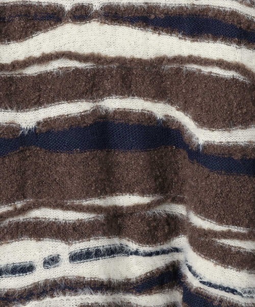 JEANASIS(ジーナシス)の「7Gランダムボーダープルオーバー/617270(ニット/セーター・レディース・レッド系その他/ネイビー系/ブラック系その他・FREE)」の12枚目の写真