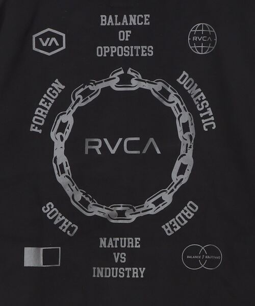 RVCA（ルーカ）の「ルーカ RVCA METAL URGY ZIP HD サーフ スウェットパーカー（パーカー・メンズ・ブラック/オフホワイト・M/L/LL）」の4枚目の写真