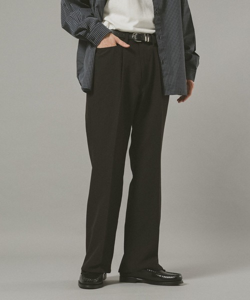 RAGEBLUE(レイジブルー)の「センタープレス/フレアスラックス(スラックス・メンズ・ブラウン/ベージュ/ブラック・MEDIUM/LARGE)」の7枚目の写真