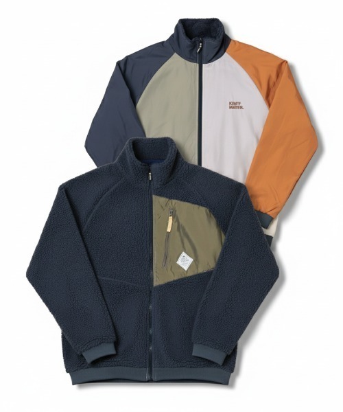 KRIFF MAYER（クリフメイヤー）の「KRIFF MAYER ひっくりスタンドJK（その他アウター・メンズ・ブラック/マルチ/その他・L/XL/M）」の2枚目の写真