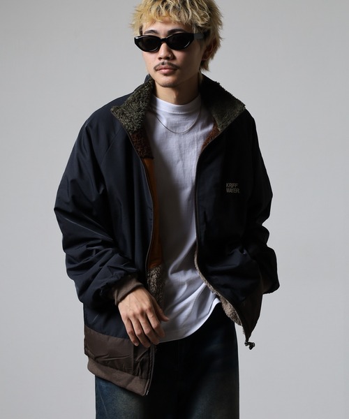 KRIFF MAYER（クリフメイヤー）の「KRIFF MAYER ひっくりスタンドJK（その他アウター・メンズ・ブラック/マルチ/その他・L/XL/M）」の21枚目の写真