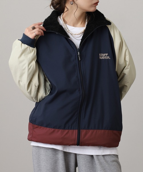 KRIFF MAYER(クリフメイヤー)の「KRIFF MAYER ひっくりスタンドJK(その他アウター・メンズ・ブラック/マルチ/その他・L/XL/M)」の4枚目の写真