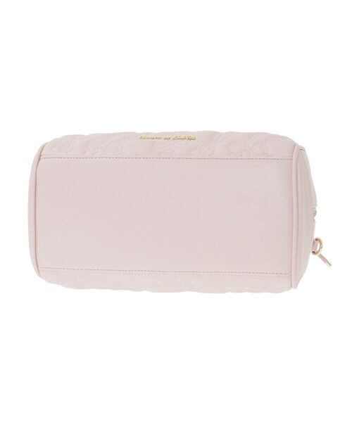 眠*様 Maison de FLEUR チャーム付きリボンキルティングボストンバ チャーム付きリボンキルティングボストンバッグ（ボストンバッグ