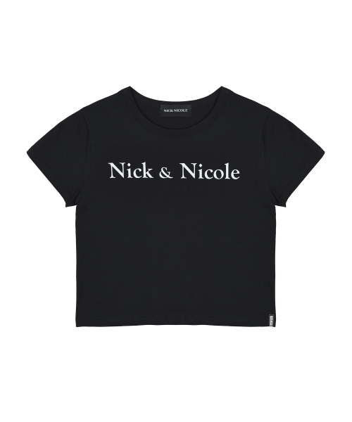 NICK&NICOLE（ニックアンドニコール）の「NICOLE CLASSIC MINIMAL CROP TOP_BLACK（Tシャツ/カットソー・レディース・その他・FREE）」の5枚目の写真