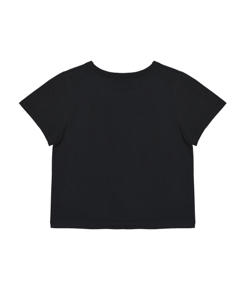 NICK&NICOLE（ニックアンドニコール）の「NICOLE CLASSIC MINIMAL CROP TOP_BLACK（Tシャツ/カットソー・レディース・その他・FREE）」の6枚目の写真