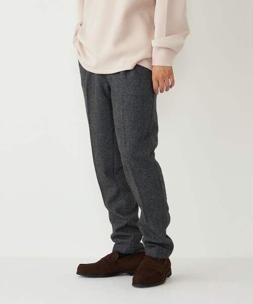 SHIPS Colors(シップス カラーズ)の「SHIPS Colors:T/W ツイード イージー スラックス(セットアップ対応可能)◇(スラックス・メンズ・ブラウン/ネイビー/ブラック・MEDIUM/SMALL/X-LARGE/LARGE)」の22枚目の写真
