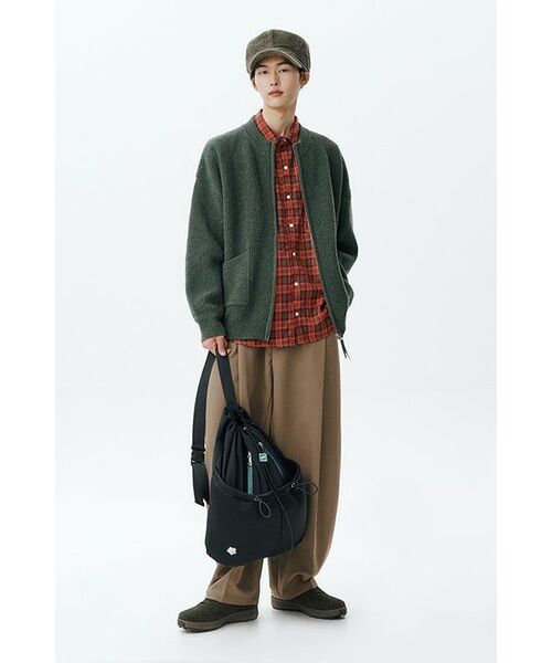 FRIZMWORKS(フリズムワークス)の「WOOL DECK ZIP UP CARDIGAN _ FOREST GREEN(カーディガン/ボレロ・メンズ・その他・MEDIUM/LARGE/X-LARGE/SMALL)」の7枚目の写真