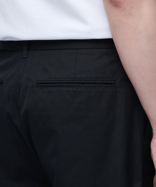 MUSINSA STANDARD（ムシンサスタンダード）の「コットンワイドバミューダショーツ[ブラック]（その他パンツ・メンズ・その他・30/27/28/29/31/32/33/34/36/38）」の6枚目の写真