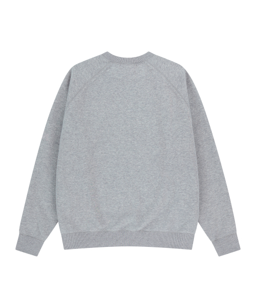 SLOWACID（スローアシッド）の「AMO ラグランスウェットシャツ [メランジグレー]（スウェット・レディース・ライトグレー・SMALL/MEDIUM/LARGE）」の3枚目の写真
