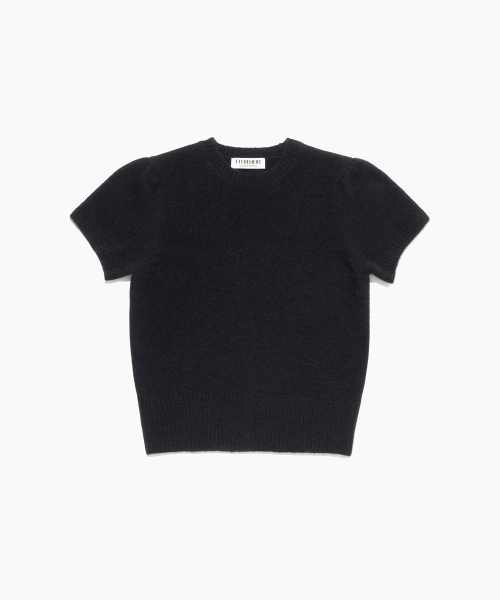 TTUDEMENT（トュードメント）の「ANGORA HALF SLEEVE PULLOVER BLACK（ニット/セーター・レディース・その他・FREE）」の4枚目の写真