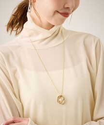 ROPE' PICNIC | コンビメタル×パールトップペンダント(ネックレス)