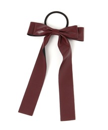 LAKOLE | レザー調ロングリボンヘアゴム / 607770(ヘアゴム)