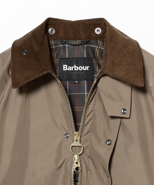 Barbour(バブアー)の「【別注】Barbour / TRANSPORT ポリエステル メモリーツイル ジャケット(ブルゾン・メンズ・ブラック/カーキ・34/36/38/42/40)」の8枚目の写真