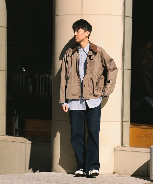 Barbour(バブアー)の「【別注】Barbour / TRANSPORT ポリエステル メモリーツイル ジャケット(ブルゾン・メンズ・ブラック/カーキ・34/36/38/42/40)」の20枚目の写真