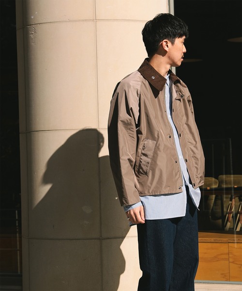 Barbour(バブアー)の「【別注】Barbour / TRANSPORT ポリエステル メモリーツイル ジャケット(ブルゾン・メンズ・ブラック/カーキ・34/36/38/42/40)」の16枚目の写真