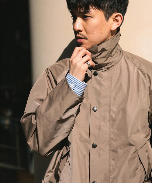 Barbour(バブアー)の「【別注】Barbour / TRANSPORT ポリエステル メモリーツイル ジャケット(ブルゾン・メンズ・ブラック/カーキ・34/36/38/42/40)」の19枚目の写真