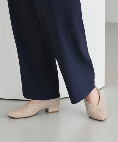 RUIRUE BOUTIQUE(ルイルエブティック)の「ローヒールパンプス 2type | 靴 / ローヒールパンプス / 低ヒールパンプス(パンプス・レディース・ホワイト/ベージュ/ブラック・23cm/23.5cm/24cm/24.5cm)」の3枚目の写真