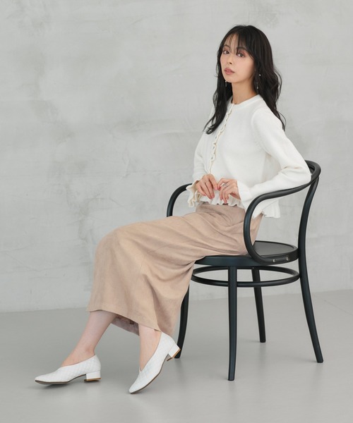 RUIRUE BOUTIQUE(ルイルエブティック)の「ローヒールパンプス 2type | 靴 / ローヒールパンプス / 低ヒールパンプス(パンプス・レディース・ホワイト/ベージュ/ブラック・23cm/23.5cm/24cm/24.5cm)」の9枚目の写真