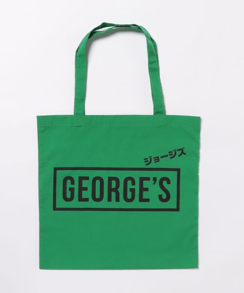 GEORGE'S(ジョージズ)の「ジョージズロゴトート カタカナロゴ(トートバッグ・レディース・ブラック/オレンジ/グリーン・FREE)」の3枚目の写真