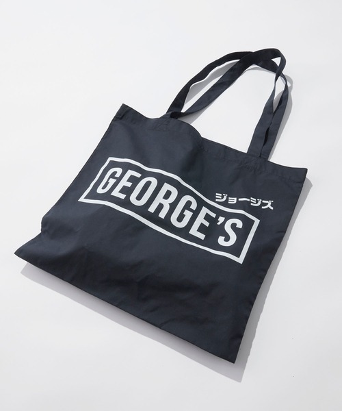 GEORGE'S(ジョージズ)の「ジョージズロゴトート カタカナロゴ(トートバッグ・レディース・ブラック/オレンジ/グリーン・FREE)」の2枚目の写真
