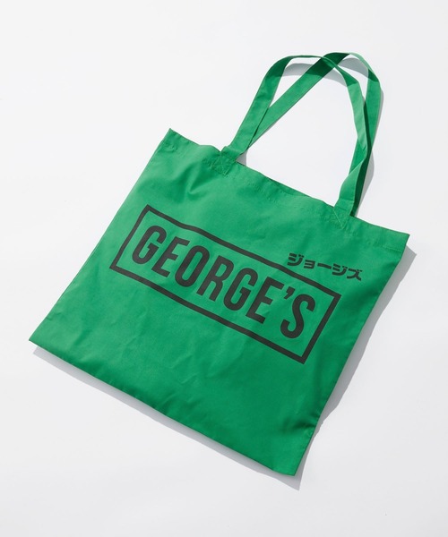 GEORGE'S(ジョージズ)の「ジョージズロゴトート カタカナロゴ(トートバッグ・レディース・ブラック/オレンジ/グリーン・FREE)」の8枚目の写真