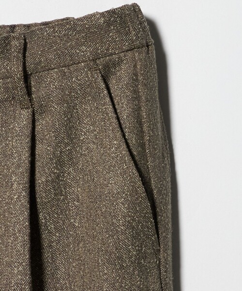 A DAY IN THE LIFE UNITED ARROWS（アデイインザライフユナイテッドアローズ）の「ファンシー ツイード 1プリーツ ワイドスラックス＜A DAY IN THE LIFE＞（スラックス・メンズ・ブラック/ベージュ・M/L）」の9枚目の写真