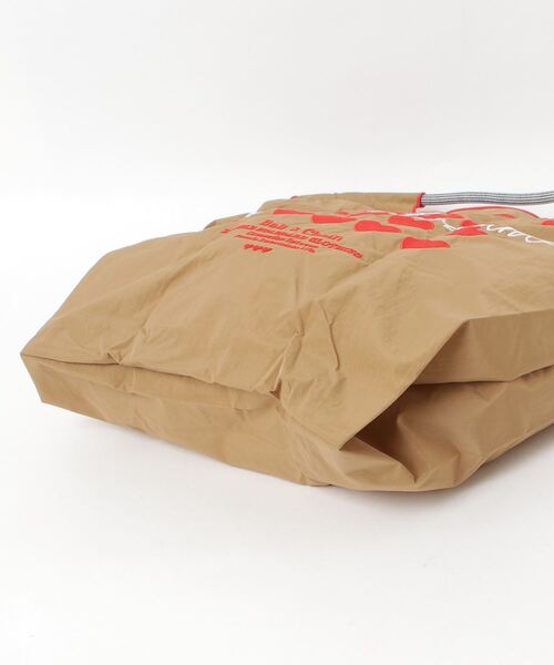 DOUBLE STANDARD CLOTHING（ダブルスタンダードクロージング）の「Ball&Chain / ハートミニショッピングバッグ（エコバッグ/サブバッグ・レディース・ブラック/キャメル・FREE）」の11枚目の写真