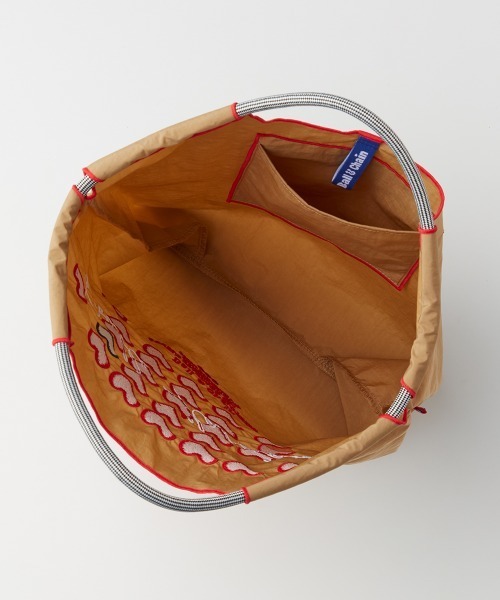 DOUBLE STANDARD CLOTHING（ダブルスタンダードクロージング）の「Ball&Chain / ハートミニショッピングバッグ（エコバッグ/サブバッグ・レディース・ブラック/キャメル・FREE）」の5枚目の写真