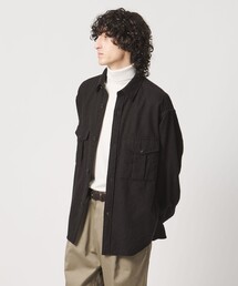 District | ＜District＞シュリンク サージ 2ポケット シャツ(シャツ/ブラウス)