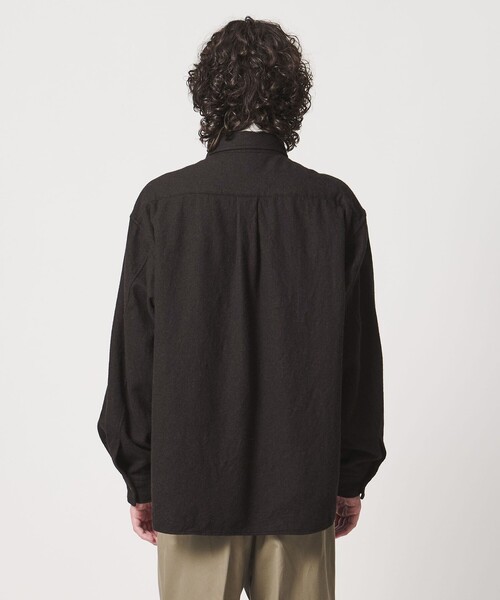 District（ディストリクト）の「＜District＞シュリンク サージ 2ポケット シャツ（シャツ/ブラウス・メンズ・ダークブラウン/ネイビー・S/M/L）」の7枚目の写真