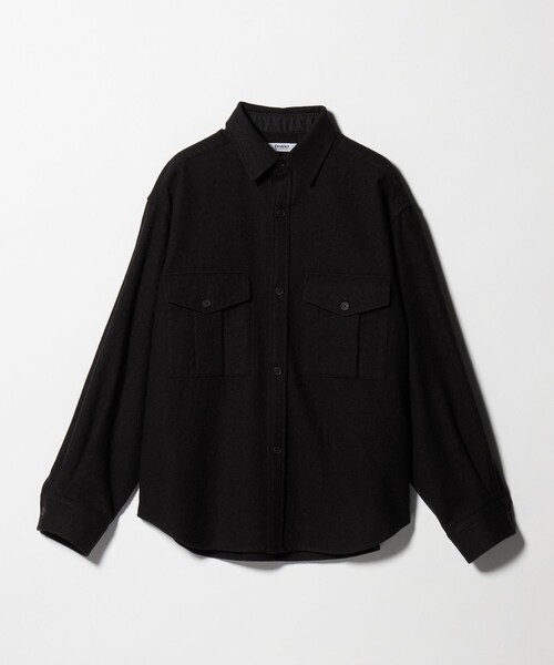 District（ディストリクト）の「＜District＞シュリンク サージ 2ポケット シャツ（シャツ/ブラウス・メンズ・ダークブラウン/ネイビー・S/M/L）」の6枚目の写真