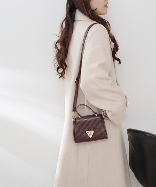 Remind me and forever（リマインドミーアンドフォーエバー）の「ウールライクダブルチェスターコート（チェスターコート・レディース・ブラック/アイボリー/チャコールグレー/ブラウン/キャメル・FREE）」の19枚目の写真