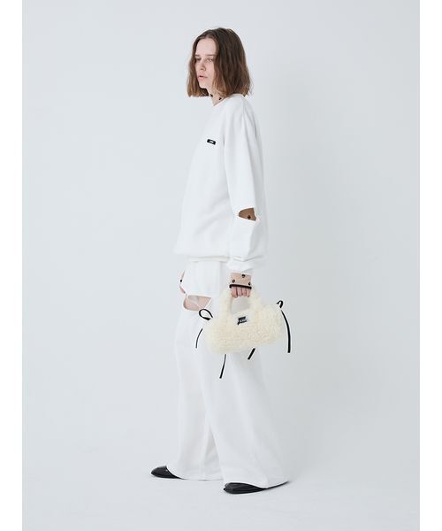 SORIN（ソリン　）の「Slit Design Oversized Sweat Top/スリットデザインオーバーサイズスウェットトップ（スウェット・レディース・ブラック/ホワイト・38）」の17枚目の写真
