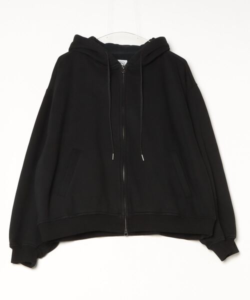 BEAVER（ビーバー）の「B omnivore/ビーオムニボー　SWEAT ZIP HOODIE（パーカー・メンズ・ブラック/グレー・L/M）」の4枚目の写真
