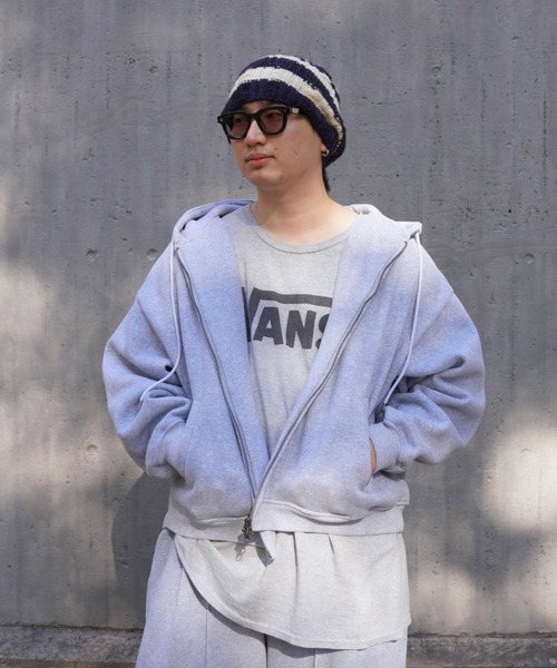 BEAVER（ビーバー）の「B omnivore/ビーオムニボー　SWEAT ZIP HOODIE（パーカー・メンズ・ブラック/グレー・L/M）」の19枚目の写真