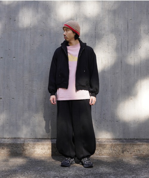 BEAVER（ビーバー）の「B omnivore/ビーオムニボー　SWEAT ZIP HOODIE（パーカー・メンズ・ブラック/グレー・L/M）」の7枚目の写真