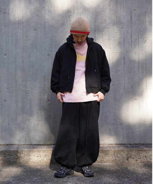 BEAVER（ビーバー）の「B omnivore/ビーオムニボー　SWEAT ZIP HOODIE（パーカー・メンズ・ブラック/グレー・L/M）」の8枚目の写真