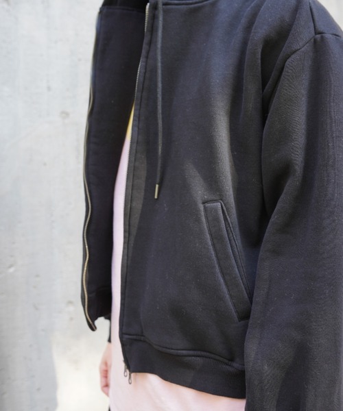 BEAVER（ビーバー）の「B omnivore/ビーオムニボー　SWEAT ZIP HOODIE（パーカー・メンズ・ブラック/グレー・L/M）」の13枚目の写真