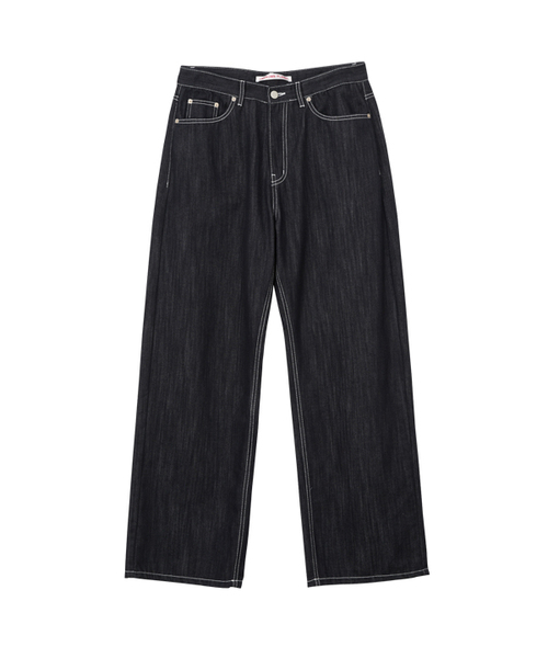 UNKNOWN PLANET(アンノウンプラネット)の「ワイドデニムパンツインディゴ(デニムパンツ・レディース・その他・SMALL/MEDIUM/LARGE)」の1枚目の写真