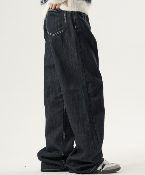UNKNOWN PLANET(アンノウンプラネット)の「ワイドデニムパンツインディゴ(デニムパンツ・レディース・その他・SMALL/MEDIUM/LARGE)」の3枚目の写真