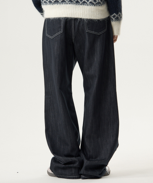 UNKNOWN PLANET(アンノウンプラネット)の「ワイドデニムパンツインディゴ(デニムパンツ・レディース・その他・SMALL/MEDIUM/LARGE)」の5枚目の写真