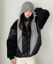 Jewelobe（ジュエローブ）の「ニットバラクラバマフラー（ニットキャップ/ビーニー）」