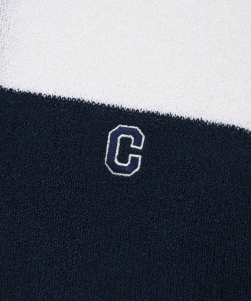 COVERNAT(カバーナット)の「Cロゴラグビー襟ハーフニットネイビー(ニット/セーター・レディース・その他・XX-LARGE/LARGE/MEDIUM/SMALL/X-LARGE/X-SMALL)」の4枚目の写真