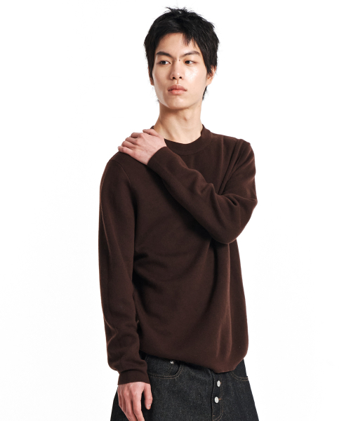 KICHUL（キチョル）の「Eclipse Reversible Knit (Brown)（ニット/セーター・メンズ・その他・SMALL/MEDIUM/LARGE）」の3枚目の写真