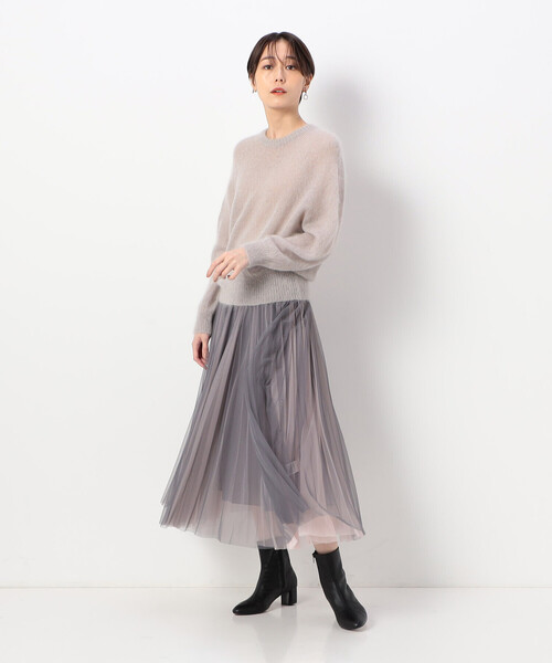 COMME CA(コムサ)の「〔 TALLサイズ 〕 【リバーシブル】ソフトチュール スカート(スカート・レディース・ピンク/ダークブラウン/ブラック×ホワイト/ライラック/サックスブルー/カーキ系1/ブルー系その他/カーキ系2・13号/15号)」の15枚目の写真