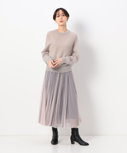COMME CA(コムサ)の「〔 TALLサイズ 〕 【リバーシブル】ソフトチュール スカート(スカート・レディース・ピンク/ダークブラウン/ブラック×ホワイト/ライラック/サックスブルー/カーキ系1/ブルー系その他/カーキ系2・13号/15号)」の16枚目の写真